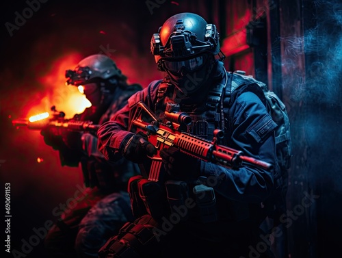 Special forces soldiers   © YamunaART