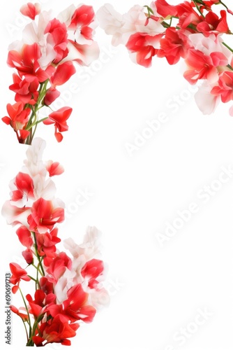 Snapdragon Symphony Frame isolated on white background © GalleryGlider