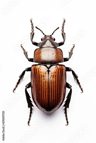 Snout Beetle isolated on white background © GalleryGlider