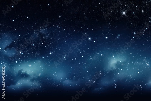 Starry Sky isolated on white background 