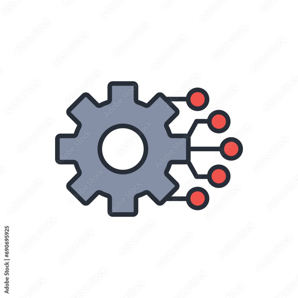 Technology icon. vector.Editable stroke.linear style sign for use web design,logo.Symbol illustration. Technology icon. vector.Editable stroke.linear style sign for use web design,logo.Symbol illustration.