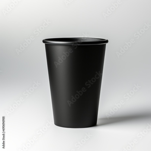 black blank paper cup 