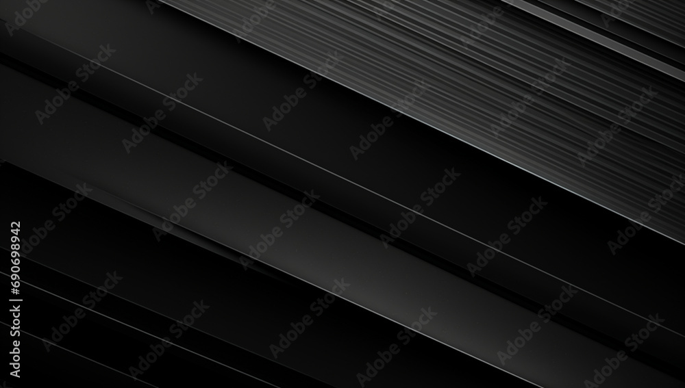 Obraz premium 黒色の壁のパネルのテクスチャの背景画像,Black Wall Panel Texture Background Image,Generative AI 