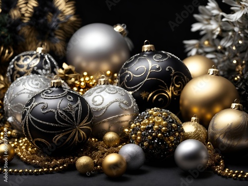 A Festive Collection of Christmas Ornaments