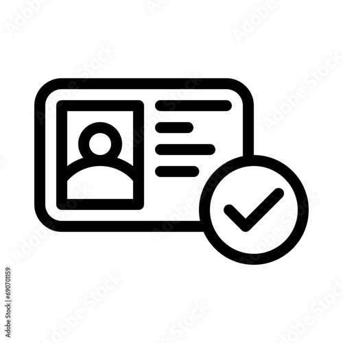 identity line icon
