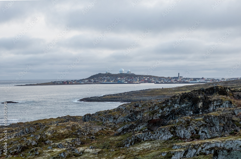 village in Vardø island