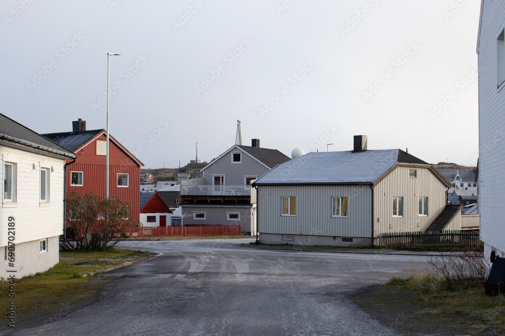 village in Vardø island village in Vardø island
