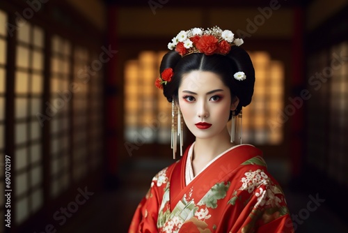 beauty and elegant geisha