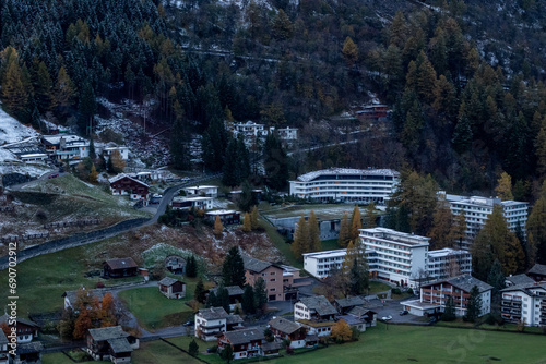 Switzerland mountain village, Vals