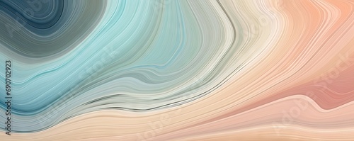 Captivating abstract design with textured waves and modern patterns. Artistic illustration features harmonious blend of blue and white tones creating visually striking wallpaper