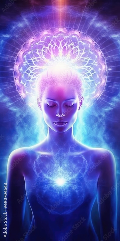 illustration of human energy fields illustration of human energy fields