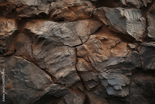 closeup of Natural Stone patterned soil texture