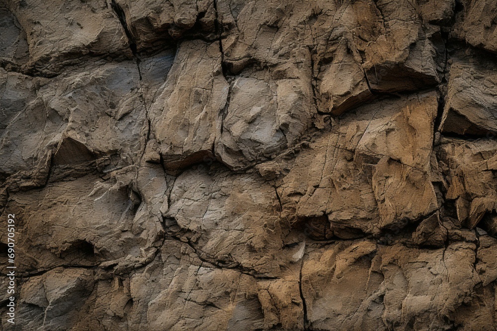 Fototapeta premium closeup of Natural Stone patterned soil texture