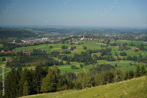 Blick auf Bad Tölz und Gaißach