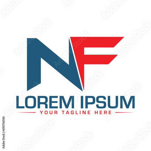 NF Logo Design Creative and Modern Logo Design Free Download NF Logo Design Creative and Modern Logo Design - GFXLoad