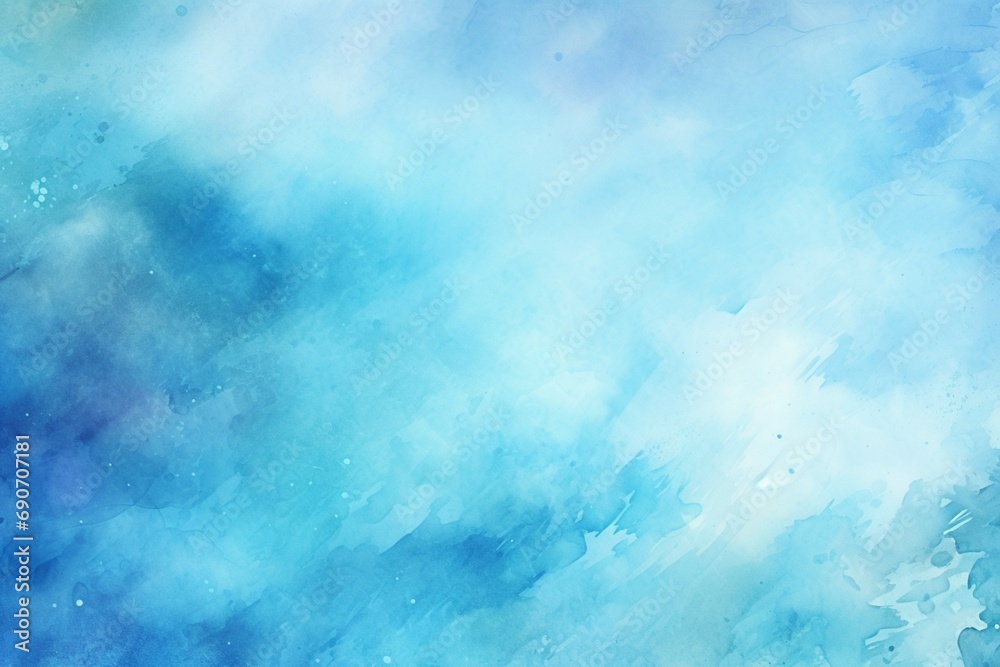Fototapeta premium Light sky Blue abstract watercolor grunge background