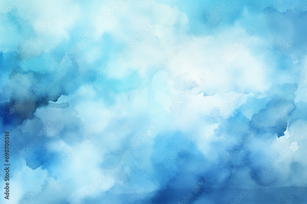 Light sky Blue abstract watercolor grunge background