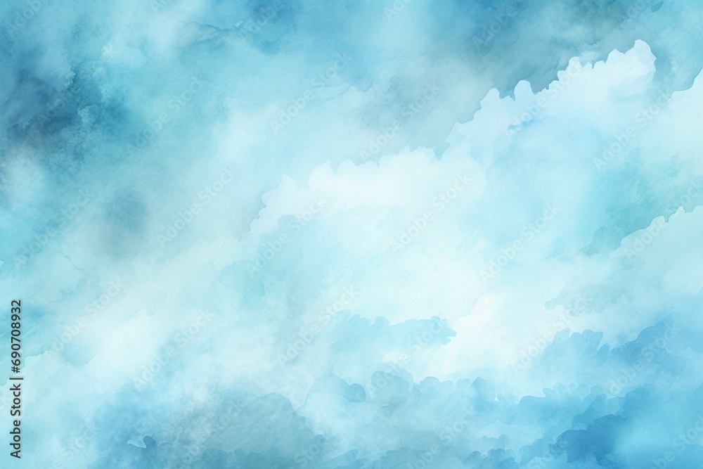 Obraz premium Light sky Blue abstract watercolor grunge background