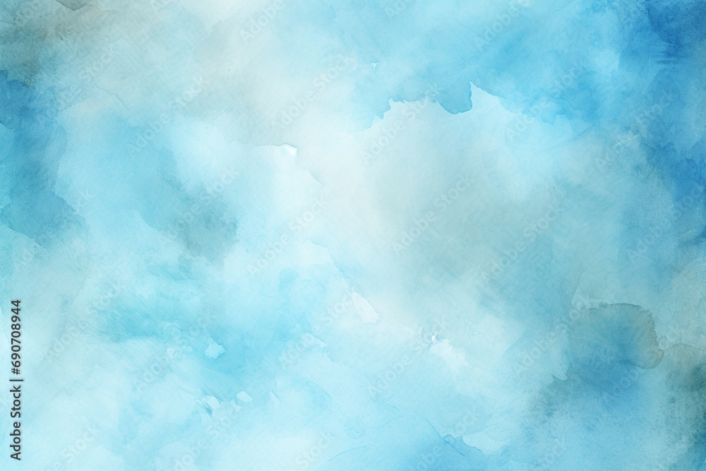 Fototapeta premium Light sky Blue abstract watercolor grunge background