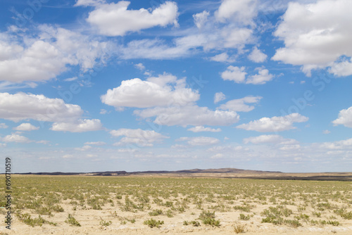 Kazakhstan desertic landscape, Senek town area, Mangystau region photo