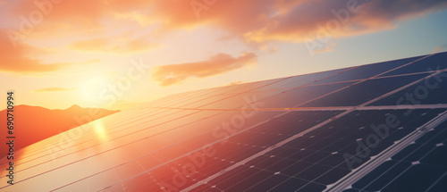 closeup of solar panels - copyspace