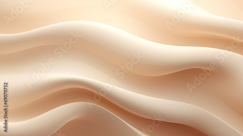 Pink soft color abstract background. Wavy lines, minimalistic background © mikeosphoto