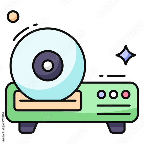 Perfect design icon of CD rom