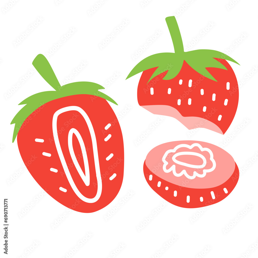 strawberry fruit icon strawberry fruit icon