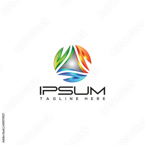 brand identity company logo vector template 