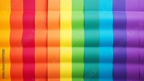 LGBT background. LGBT+ ribbons in rainbow colors. Diversity and equal rights.  © Vladimir