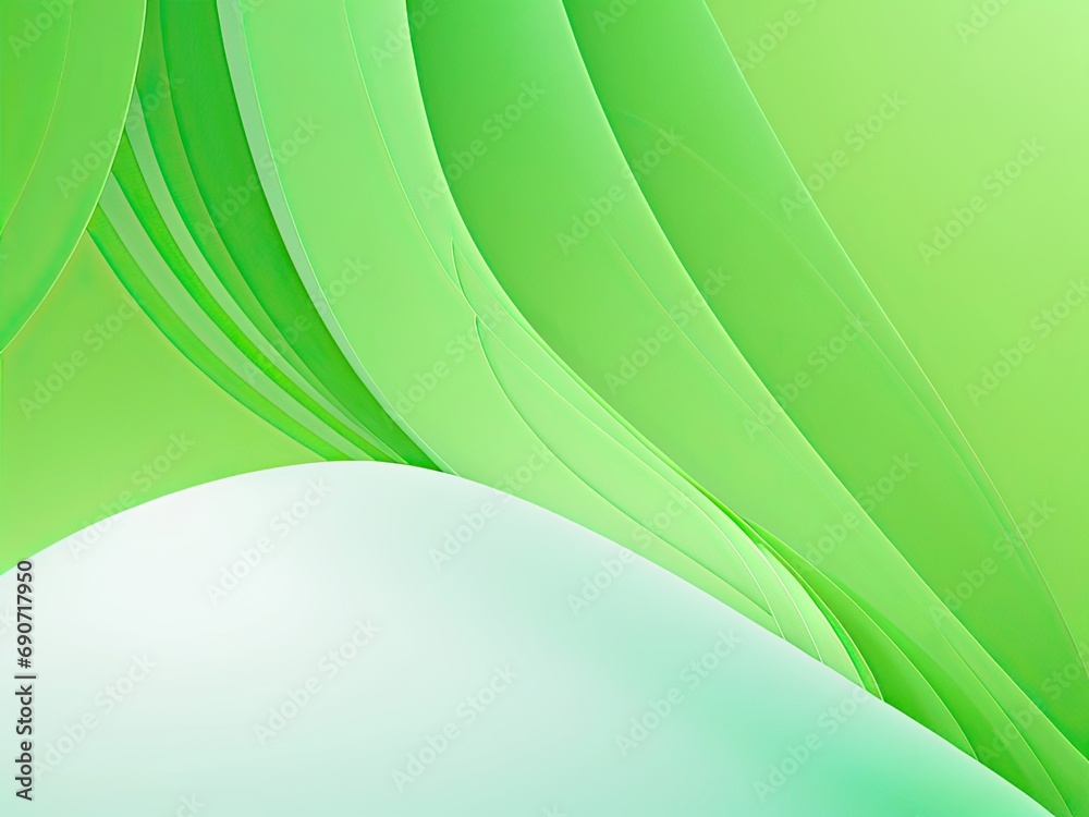 Waves and light vector illustration on a green background in a free vector abstract background Waves and light vector illustration on a green background in a free vector abstract background