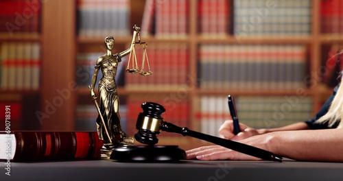Lawyer Or Judge Criminal Litigation Banner