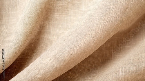 richness of brown burlap on a white sheet, forming an abstract background. Perfect for banners, wallpapers, or any design seeking a natural and rustic touch.