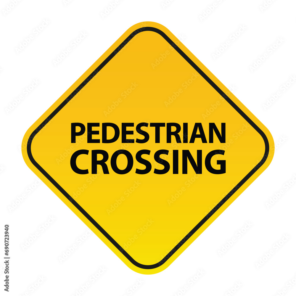 Traffic signs. Black on yellow diamond background. Traffic signs and symbols. Traffic signs. Black on yellow diamond background. Traffic signs and symbols.