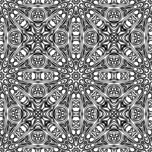 Abstract nature shape seamless pattern. Trendy contemporary background vector illustration collection.