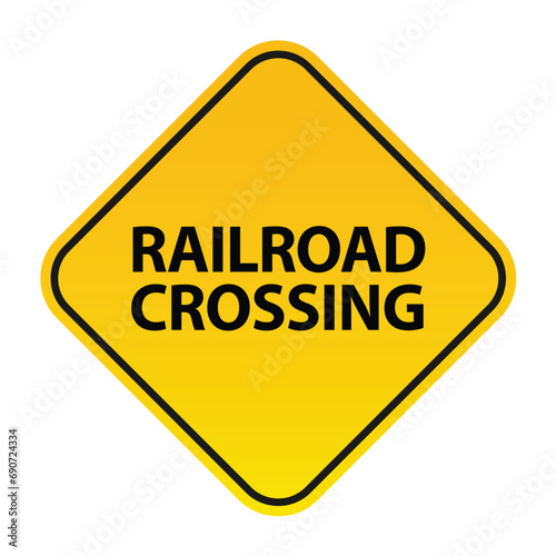 Traffic signs. Black on yellow diamond background. Traffic signs and symbols.