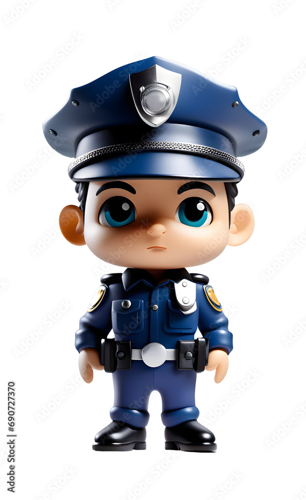 3d police officer 3d police officer