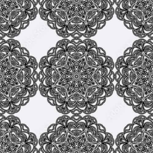 Elegant vector classic pattern. Seamless abstract background with repeating elements.