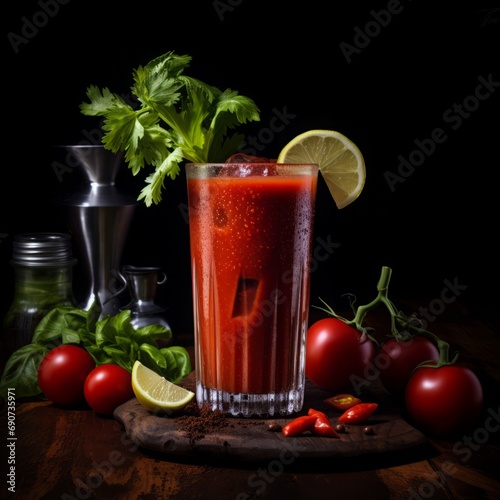 Fototapeta pomidor warzywo lód