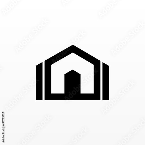 House Logo Design Template. Real Estate Logo Template. Building House Logo Design Concept