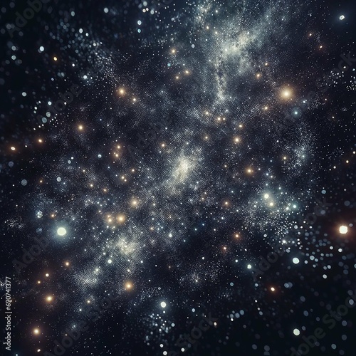 Wallpaper Mural Stellar Tapestry: Dazzling Starfield and Cosmic Dust in the Night Sky

 Torontodigital.ca