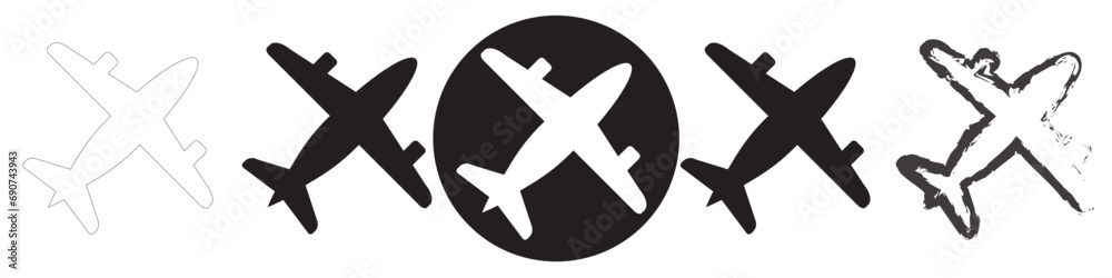 Fototapeta premium AirplanesAdobe