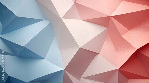 Pastel Origami Abstract Background