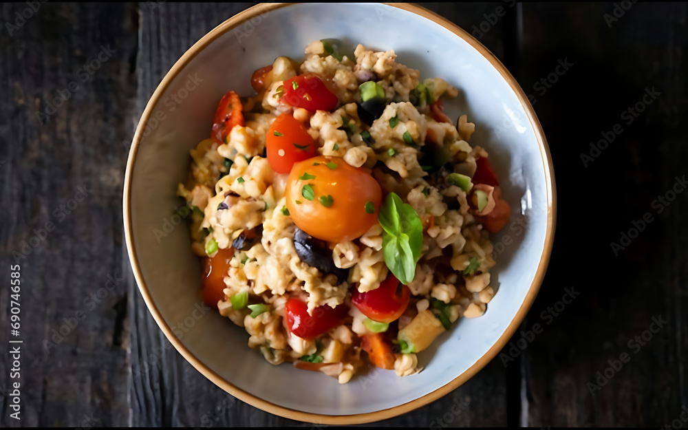 Capture the essence of Kasha in a mouthwatering food photography shot Generative AI Capture the essence of Kasha in a mouthwatering food photography shot Generative AI