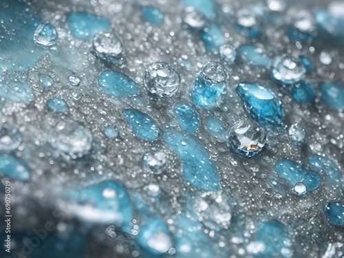 Water Droplets on Metal