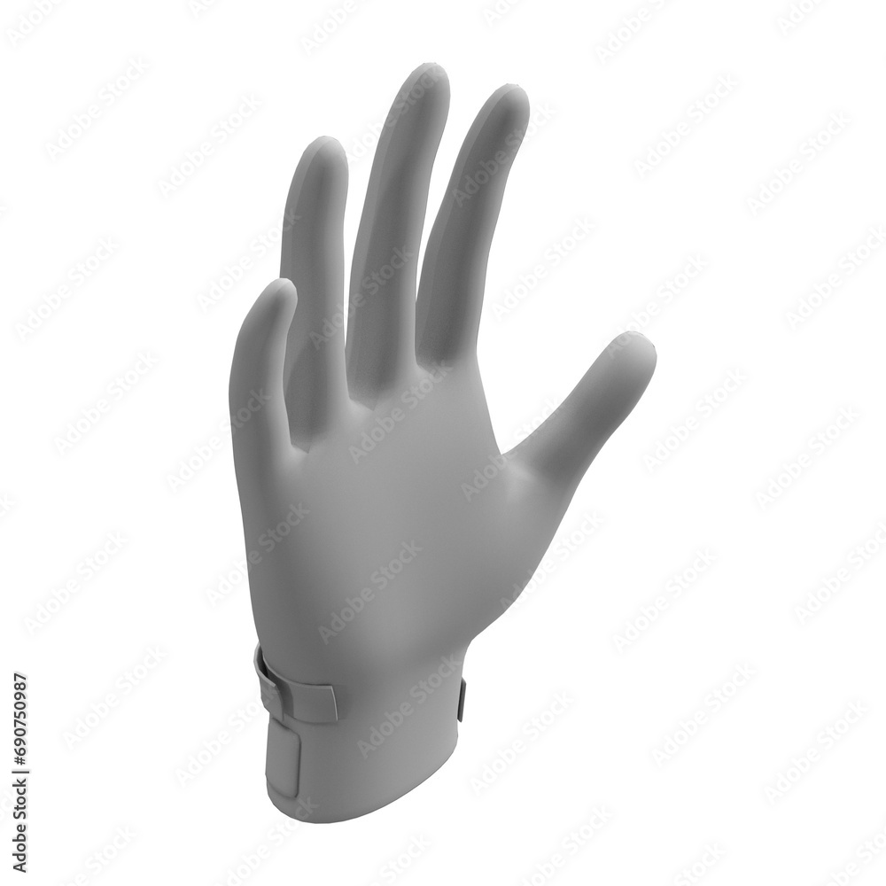 Obraz premium close up on glove isolated
