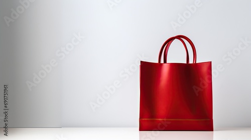 red shopping bag