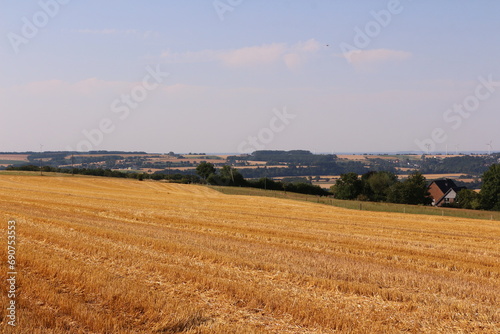 Blick von Menden im Sauerland über das Ruhrtal Richtung Fröndenberg