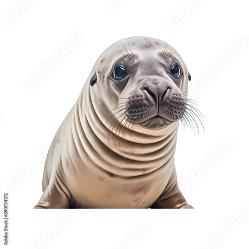 Sea lion isolated on transparent background © feng