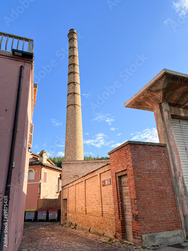 scorci architettonici del borgo di fermignano in provincia di Pesaro e Urbino